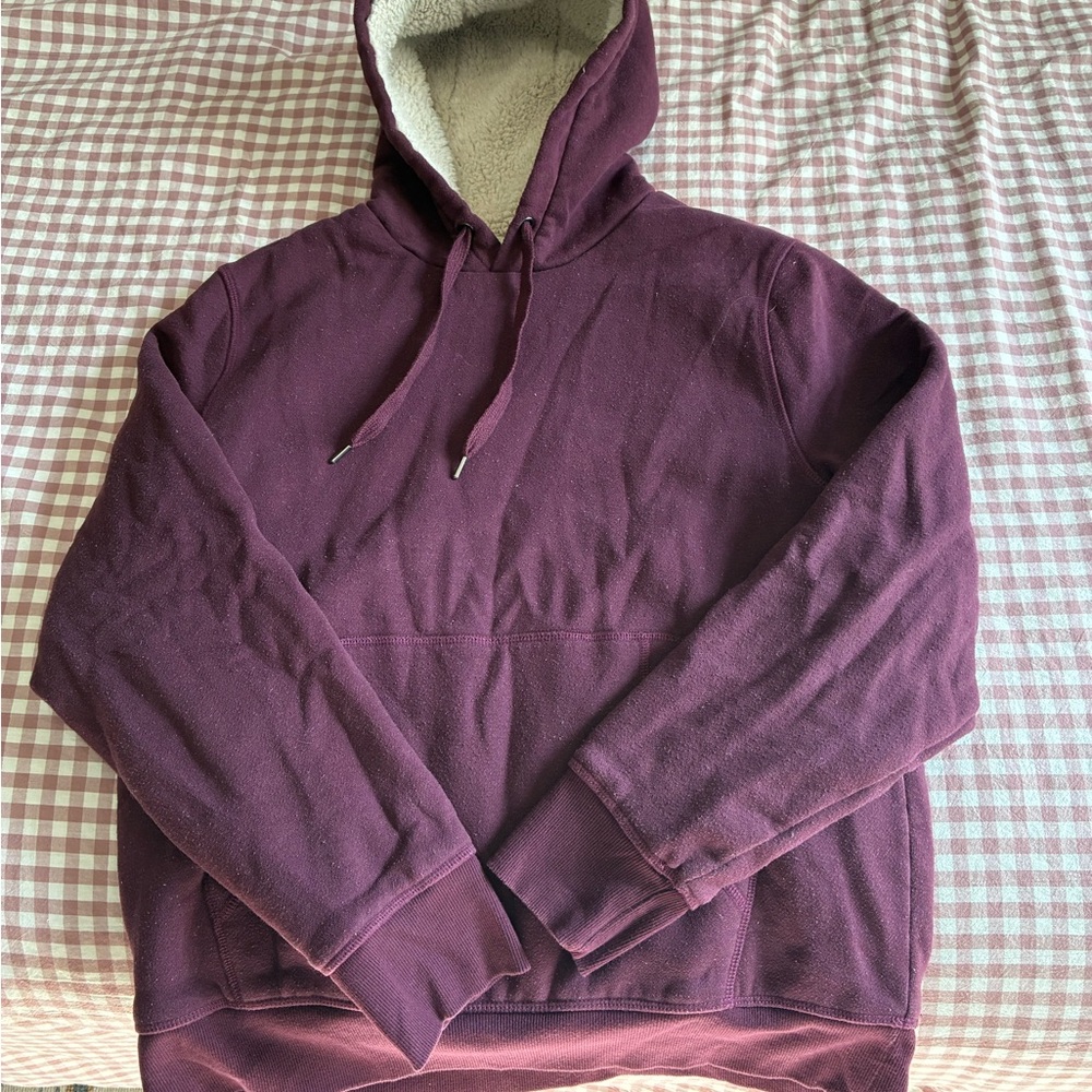 Amazon Essentials Men's Maroon Hoodie